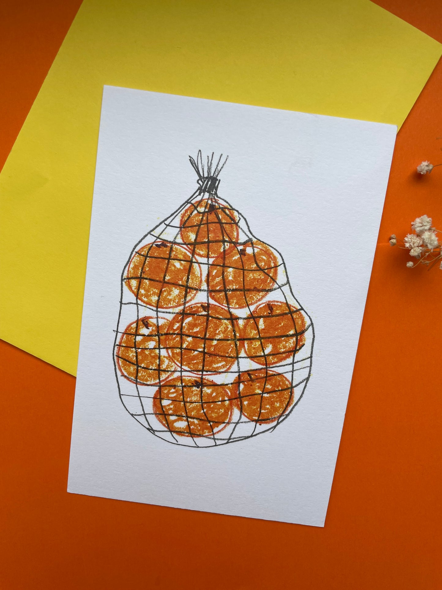 Postcard Oranges