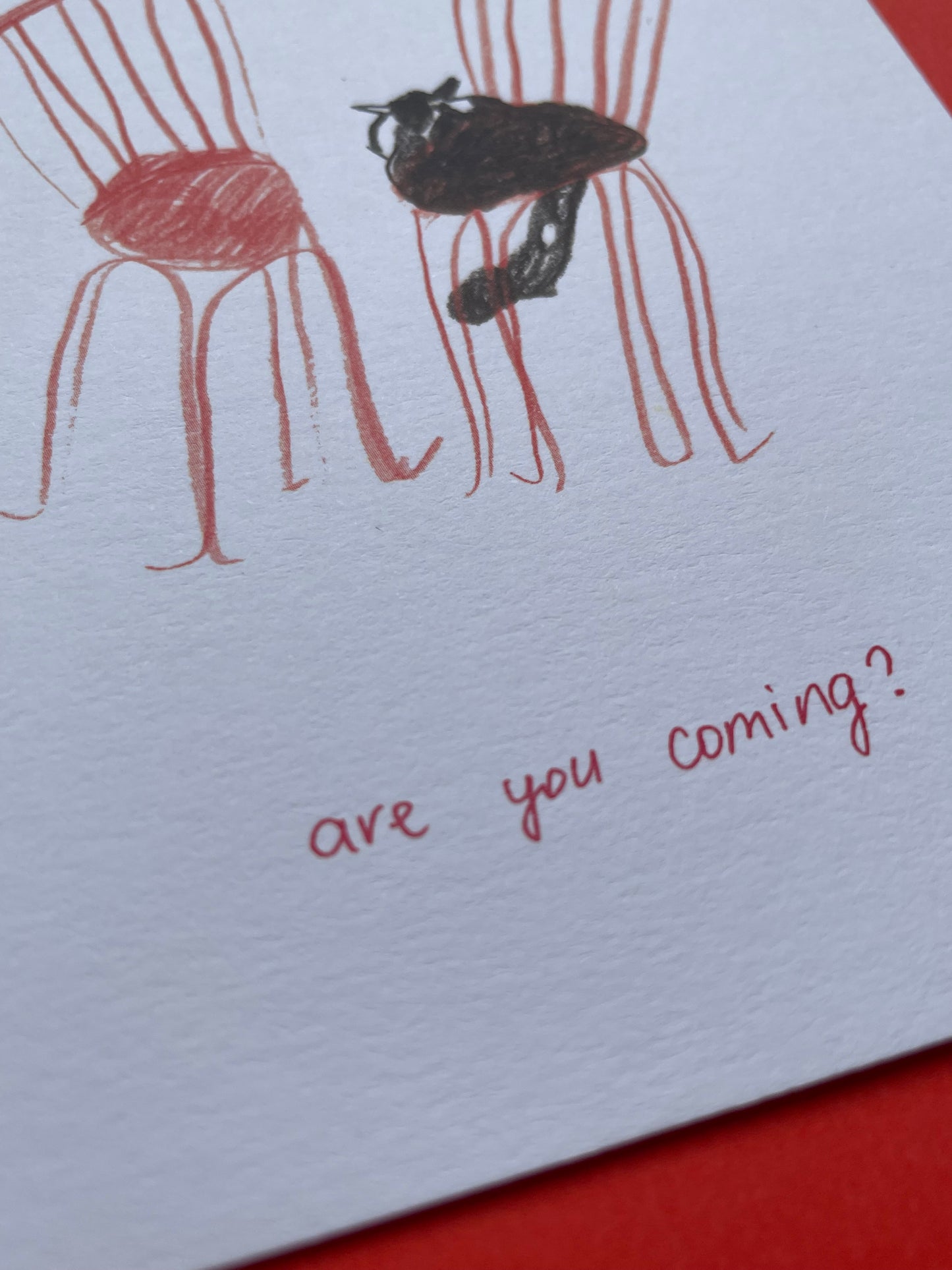 Postcard Are you coming?