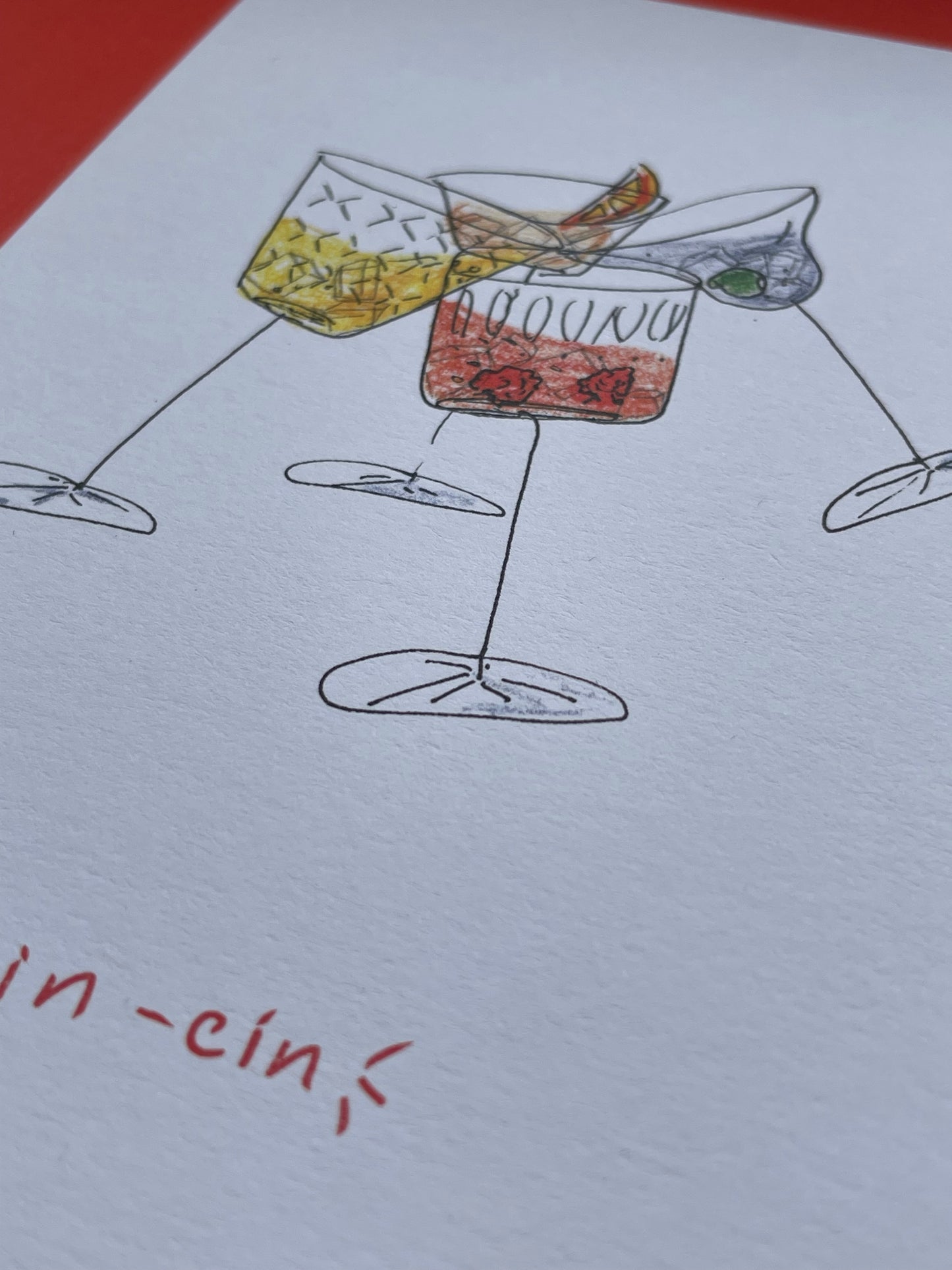 Postcard Cin-cin