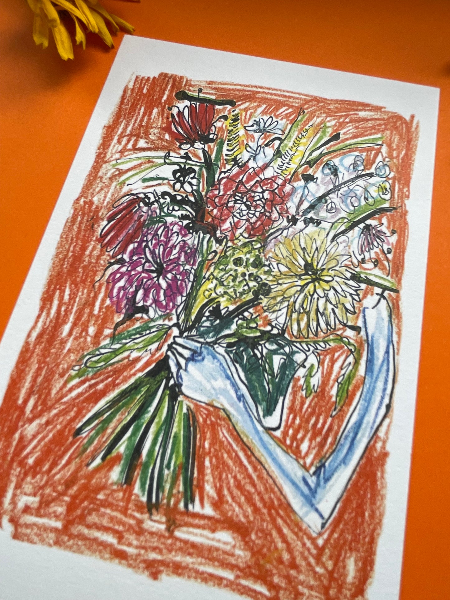Postcard Flowers for you