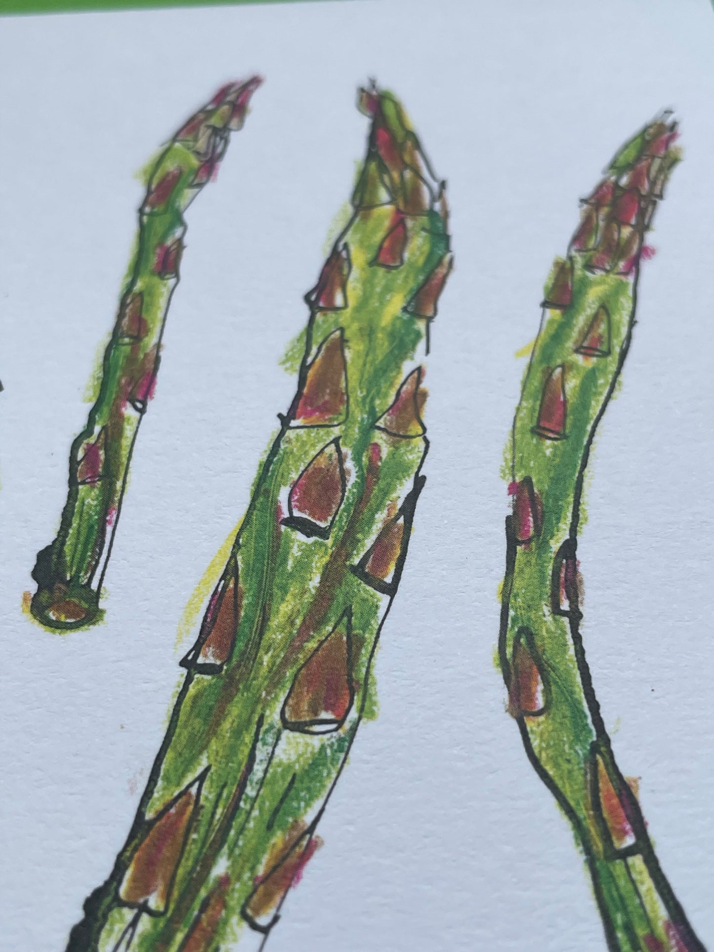 Postcard Asparagus